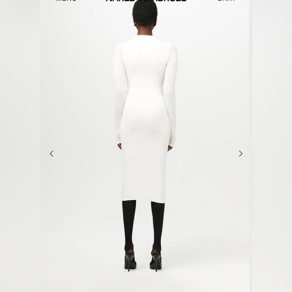 NW SCULPT MIDI DRESS - Picture 3 of 3